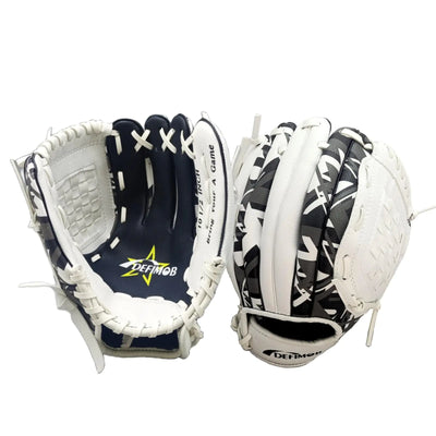 Beginner baseball and softball glove – sizes 9.5 to 12.6 inches, RHT youth and adult training mitt