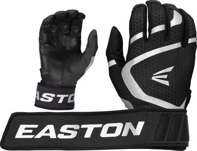 “Easton MAV GT Locked In batting gloves – black, adult X-Large size”