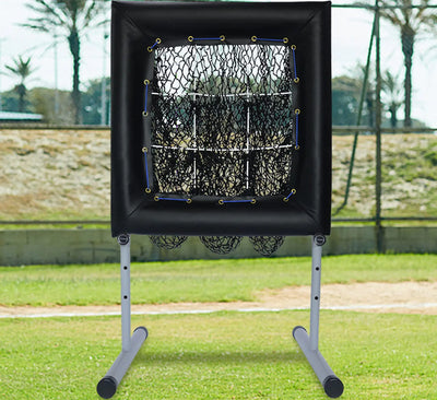“KAIDIDA pitching net with strike zone and target pockets for baseball and softball practice”