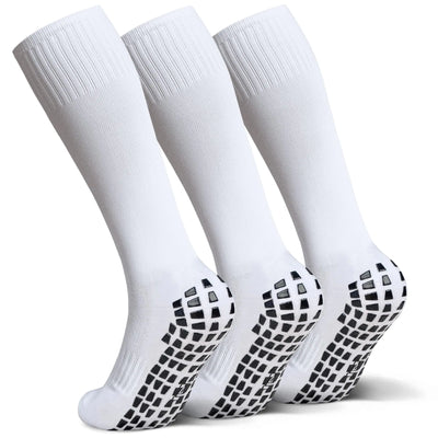 “Raigoo knee-high non-slip sports socks for kids ages 4–16 – perfect for baseball, softball, soccer and football”