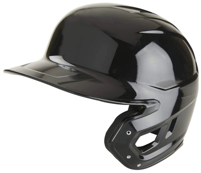 Rawlings MACH single ear batting helmet for right-handed batter – black, medium size