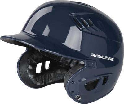 “Rawlings R16 VELO baseball batting helmet in navy – senior size with 16 vents”