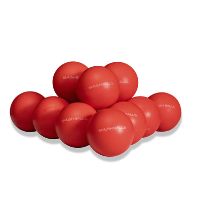 “SMUSHBALLS red foam training balls – 12 pack for baseball and softball practice”