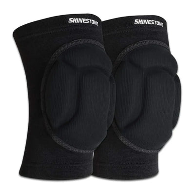 “Shinestone large knee pads with thick sponge padding for basketball, baseball, and general sports use”