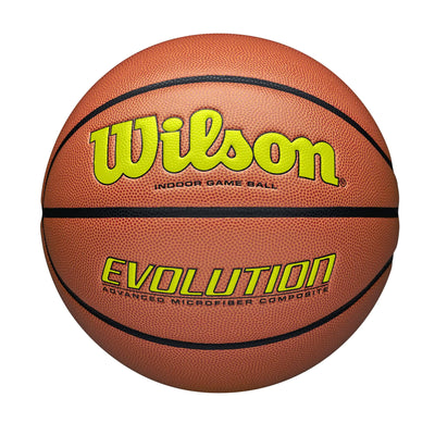 Basketball with Wilson branding on a white background